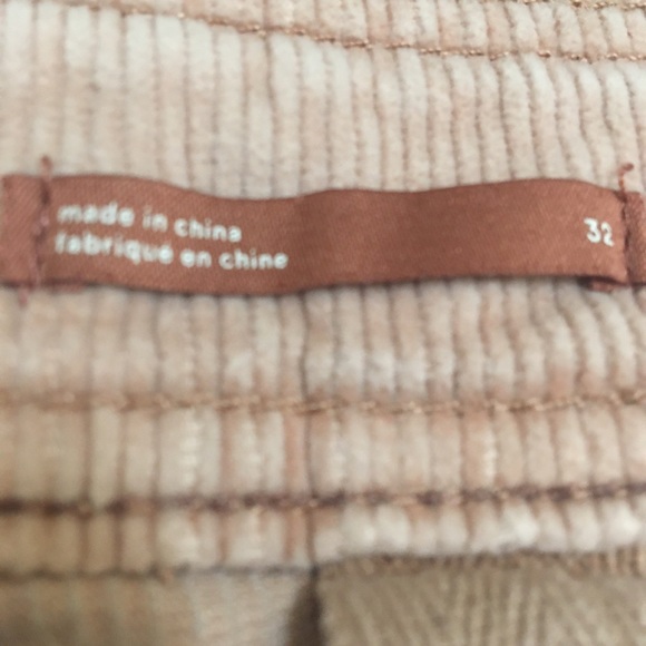 Anthropologie Pilcro Trouser Bootcut Corduroy Pants High Rise Pink - Picture 14 of 16